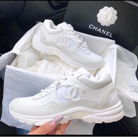 chanel white shoes|authentic chanel sneakers.